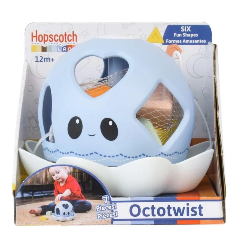 Octotwist Light Blue Learning Toy